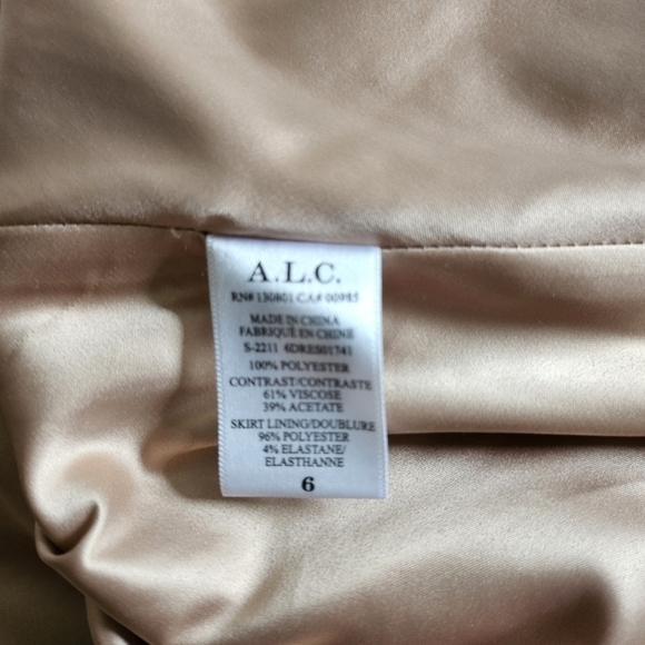 New A.L.C. Gisele Sequined Brownsirocco Midi Dress NWT 6 US - Picture 17 of 17